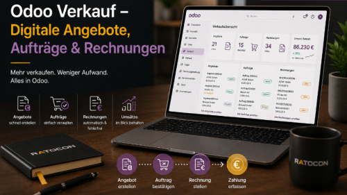 Odoo Verkauf ist die zentrale App für deinen Vertriebsinnendienst