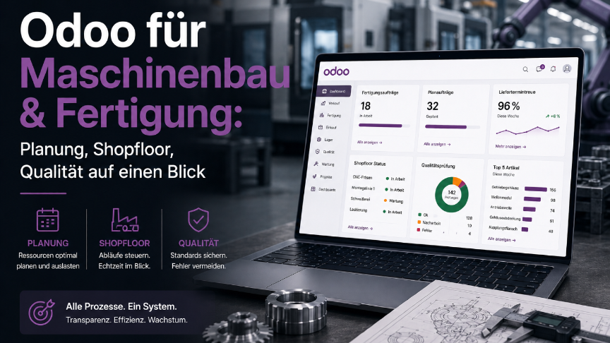 Ein System für Stücklisten, Fertigungsaufträge, Qualität & Instandhaltung