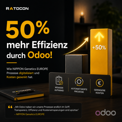 Wie ein Biotech-Unternehmen 50% Effizienzsteigerung erreicht durch Odoo!