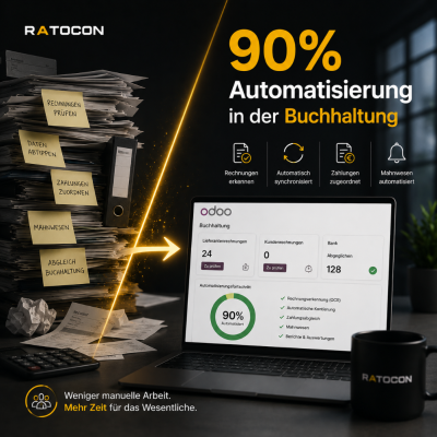 90% Automatisierung in der Buchhaltung nach Odoo