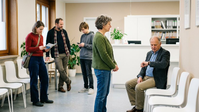 Wer vom Krankenhaus an den Hausarzt verwiesen wird, taucht dort auf – und ruft vorher an.