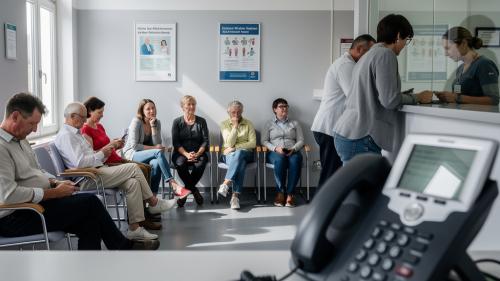 Wenn digitale Kanäle ausfallen, wird das Telefon zum einzigen Anlaufpunkt für Patienten.