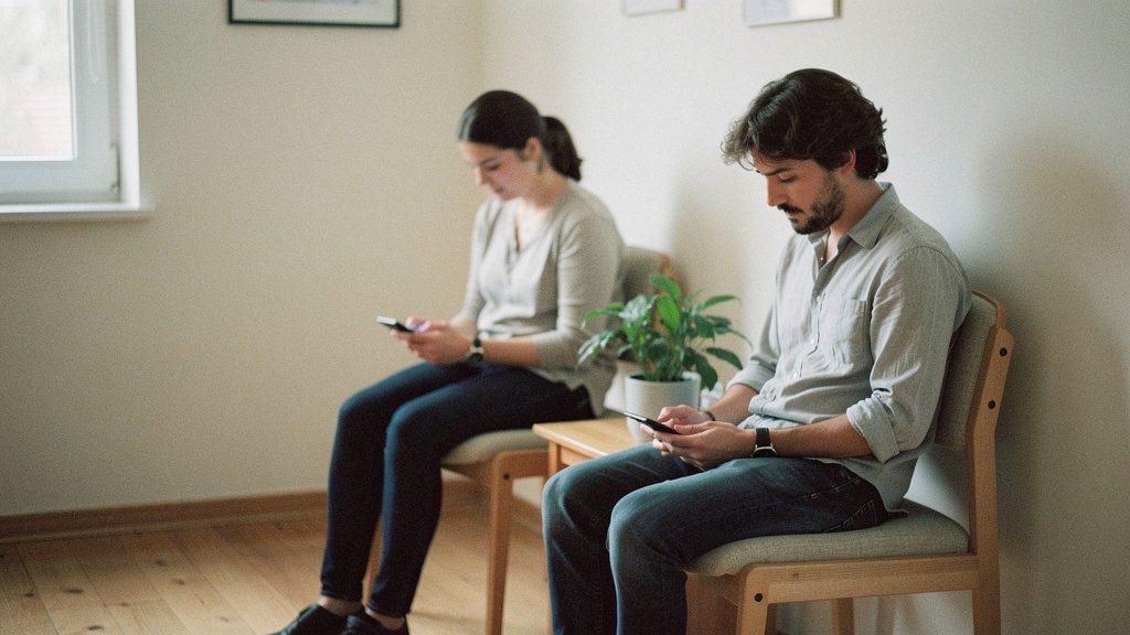 Durchgehend klingelt es in der Praxis – während die Wartezimmer längst voll sind.