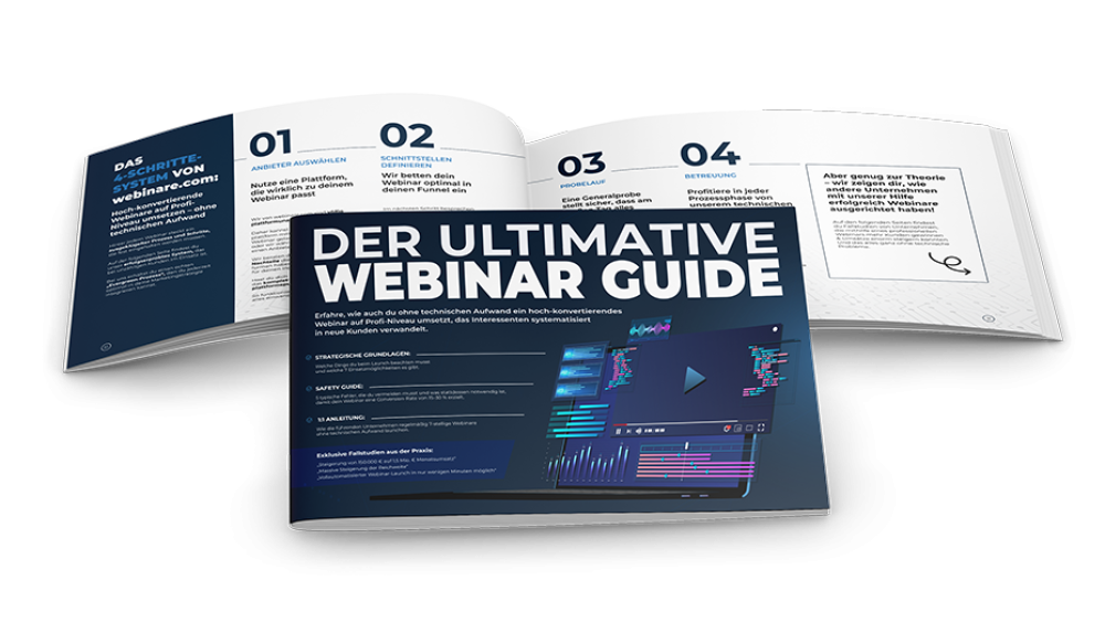Der Ultimative Webinar Guide: So launchst du als Unternehmer ein hoch-konvertierendes Webinar auf Profi-Niveau ohne technischen Aufwand