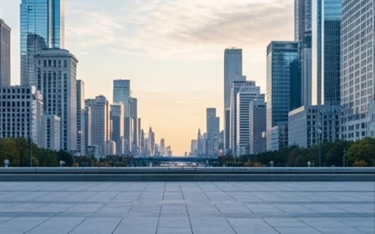Stadtansicht mit modernen Gebäuden, die den Fokus auf Venture Capital Europa lenkt.