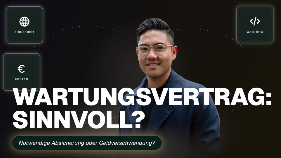Mann diskutiert über Wartungsvertrag: sinnvoll oder Geldverschwendung?