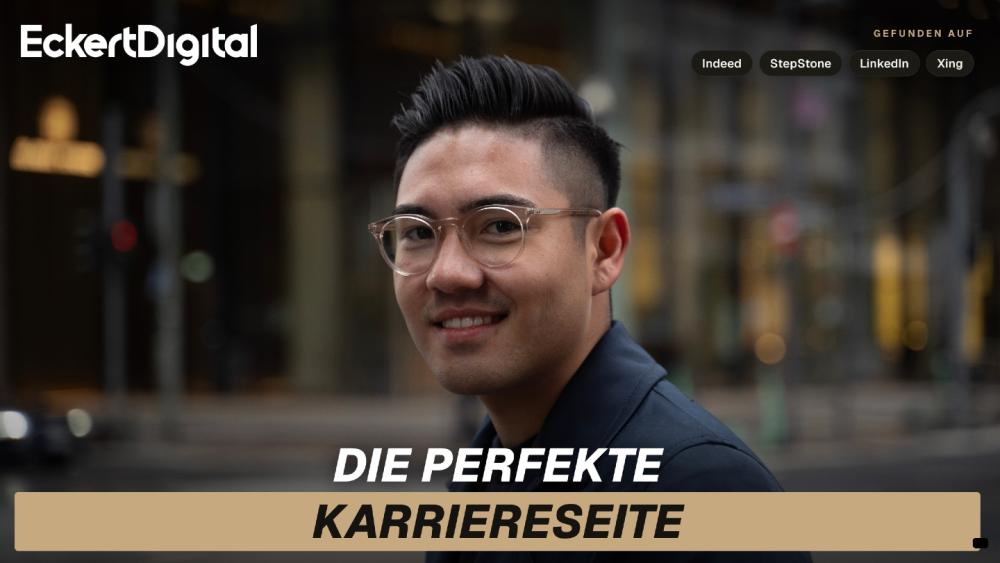 Die perfekte Karriereseite