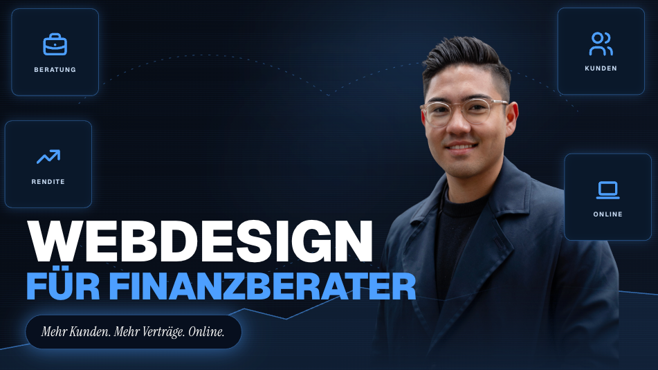 Ein Fachmann präsentiert Webdesign für Finanzberater zur Verbesserung der Online-Präsenz.