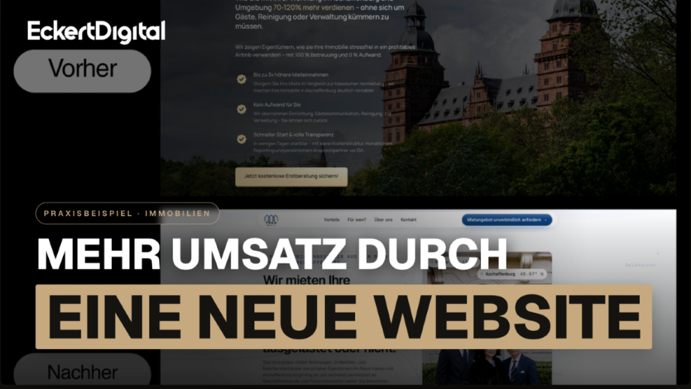 Mehr Umsatz durch eine neue Webseite
