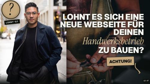 Lohnt es sich eine neue Webseite für deinen Handwerksbetrieb zu bauen? 