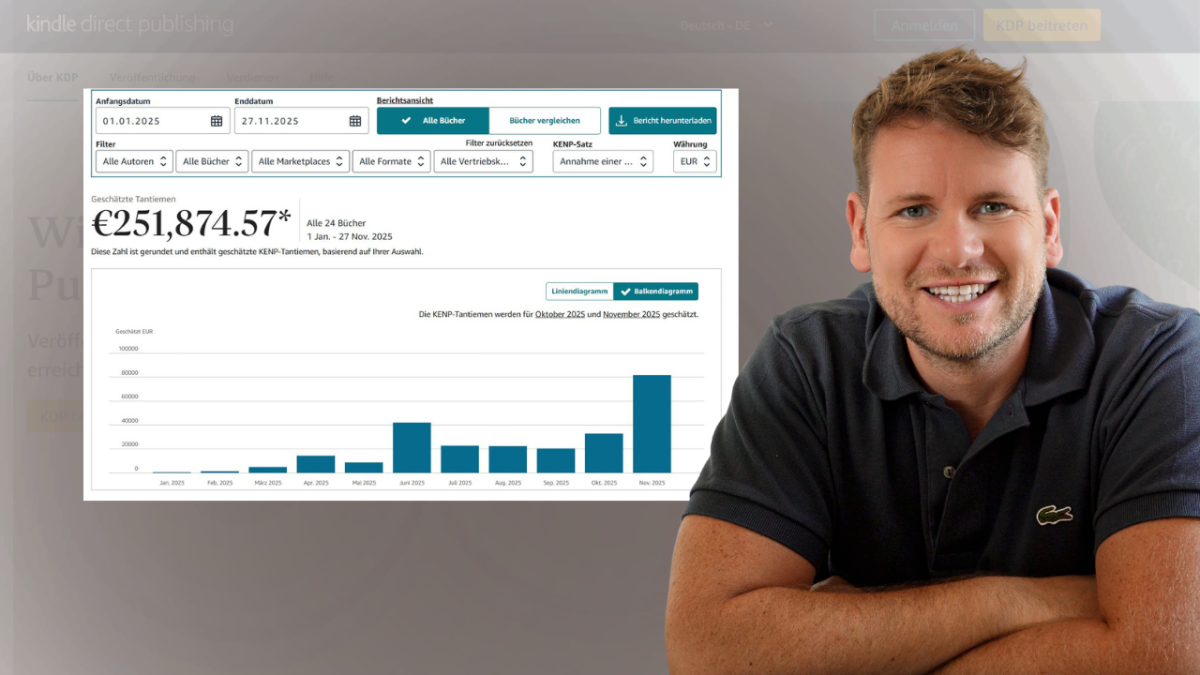 250.000 € in 5 Monaten mithilfe des Coachingprogramms Just Amrbosious