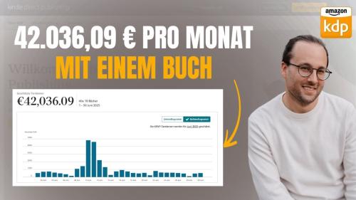 Wie Kris mit einem Buch über 40.000 € im Monat über Amazon KDP verdient