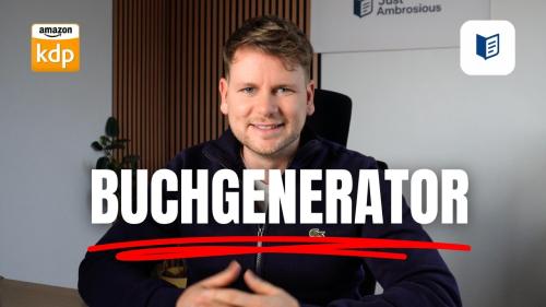 Buchgenerator für Amazon KDP: Verkaufsstarke Bücher auf Knopfdruck