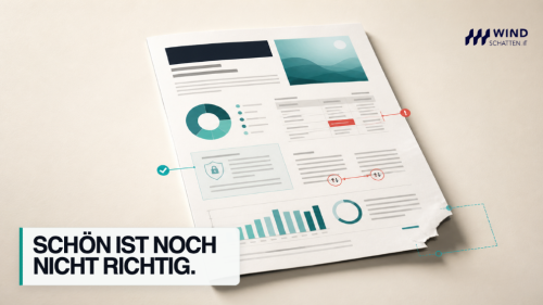 Ein schöner Bericht reicht nicht: Zahlen, Rechte, Text und Rendering müssen stimmen.