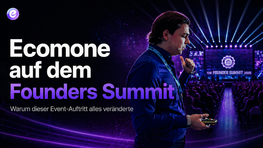 Ecomone auf dem Founder Summit