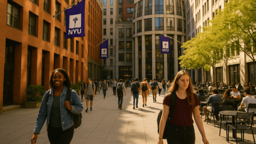 Internationale Studierende an der NYU