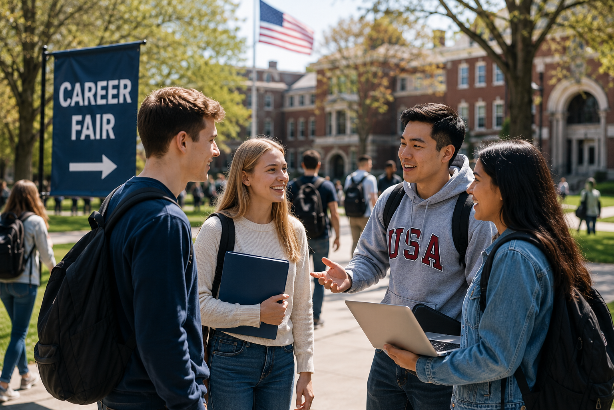 Networking und Karrierechancen für internationale Studierende in den USA