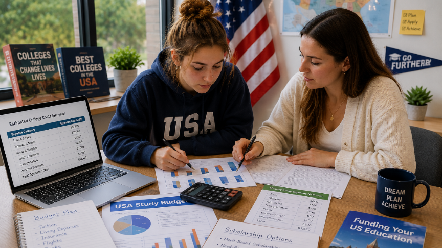 Budget Planung für ein USA Studium