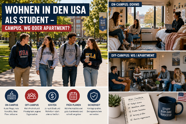 Übersicht zu Wohnmöglichkeiten in den USA