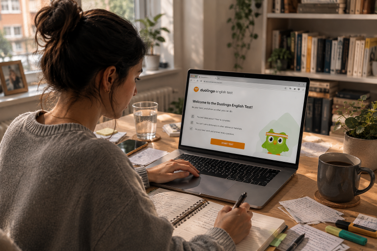 Vorbereitung auf den Duolingo Englisch Test