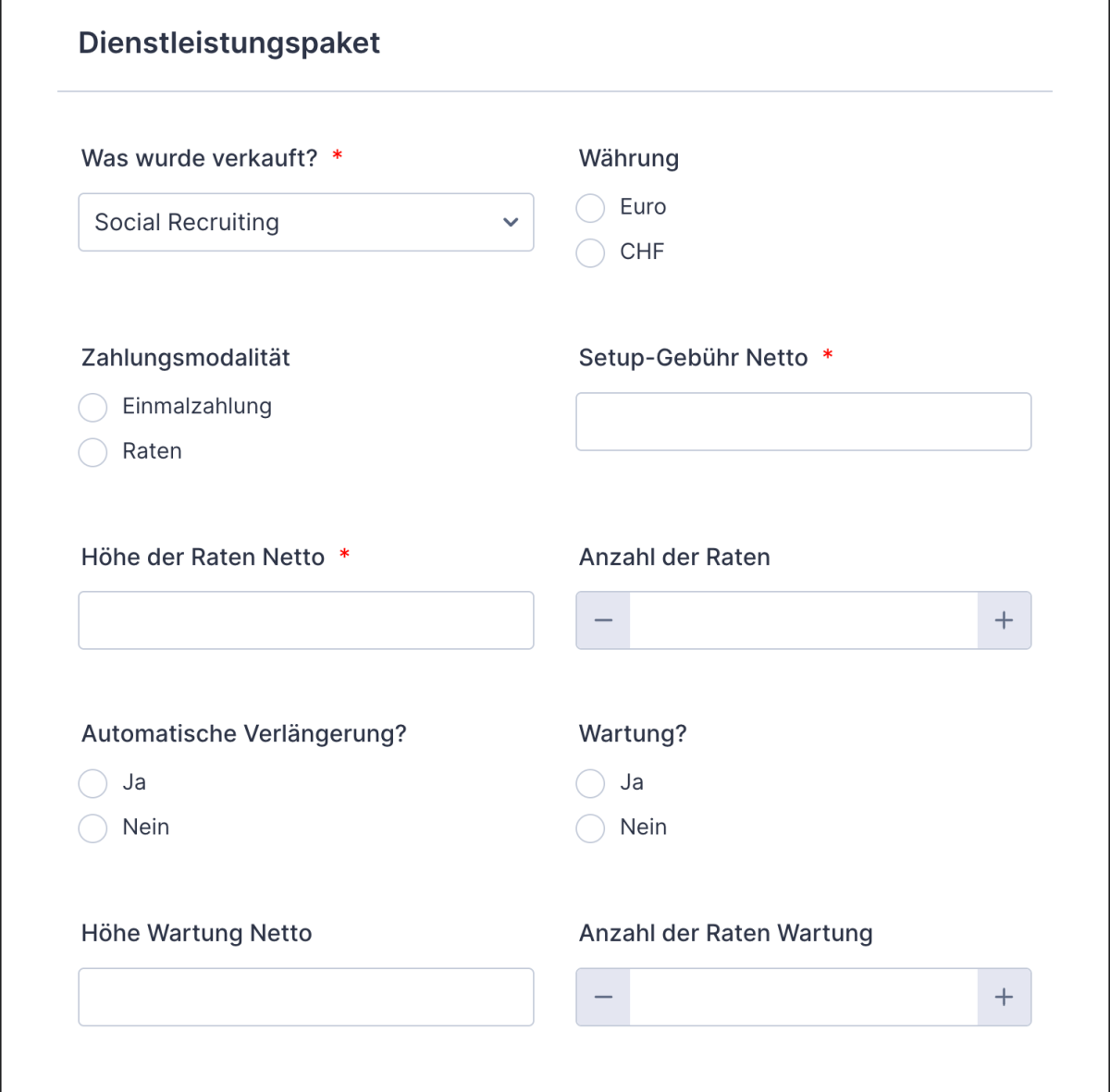 Das Bild zeigt einen Ausschnitt eines After-Close-Formulars. Hast du schon eines im Einsatz?