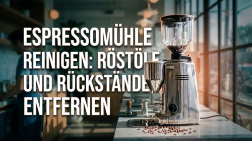 Espressomühle reinigen: Röstöle und Rückstände entfernen