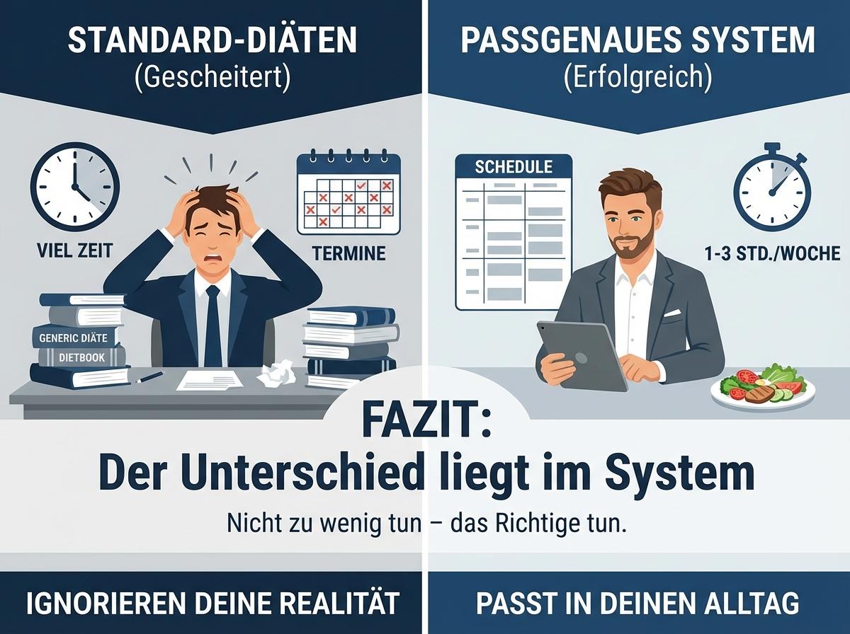 Nutze das richtige System
