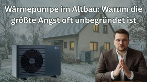 Auch ein älteres, kaum saniertes Haus kann mit einer Wärmepumpe effizient beheizt werden.