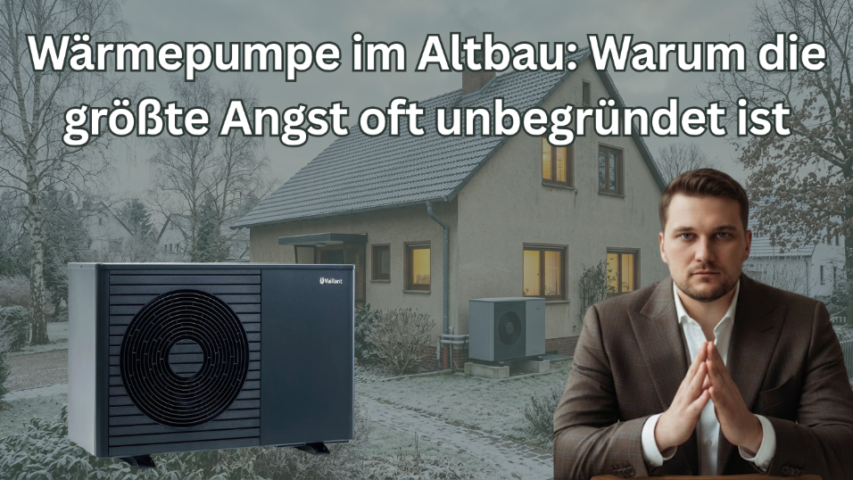Auch ein älteres, kaum saniertes Haus kann mit einer Wärmepumpe effizient beheizt werden.