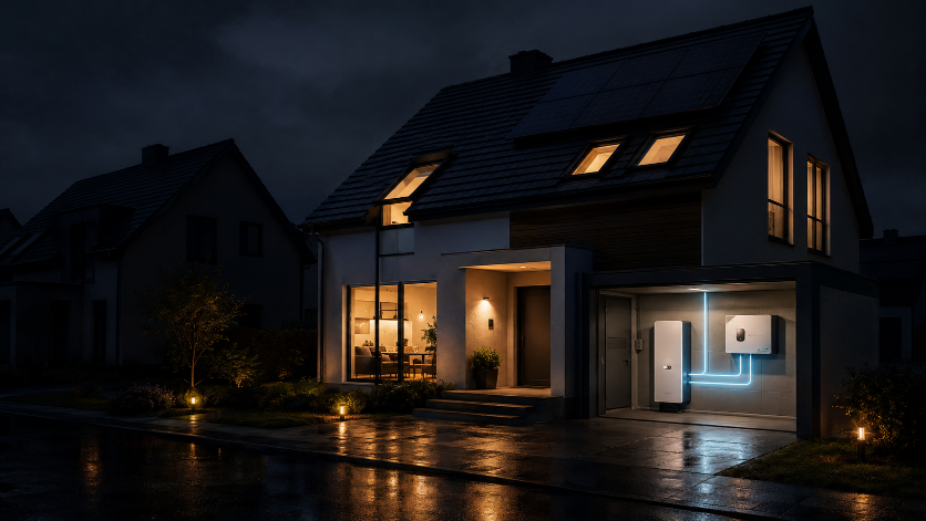 Deutsches Wetter, hohe Strompreise, kurze Sonnenfenster: Der richtige Speicher macht hier den Unterschied.
