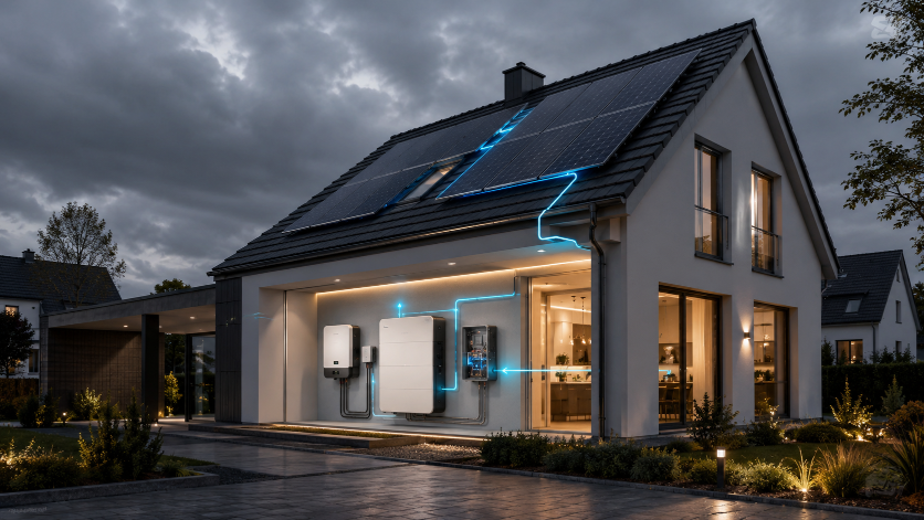 Kurze Sonnenfenster optimal nutzen: Je schneller der Speicher lädt, desto weniger Strom muss später teuer aus dem Netz kommen.