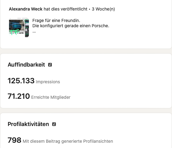 Linkedin Analyse zahlen&nbsp;