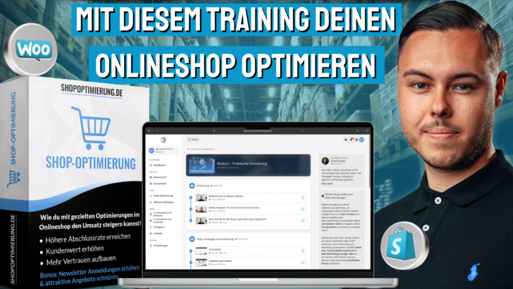 Online-Shop Optimierungstraining zur Verbesserung deines Onlineshops.