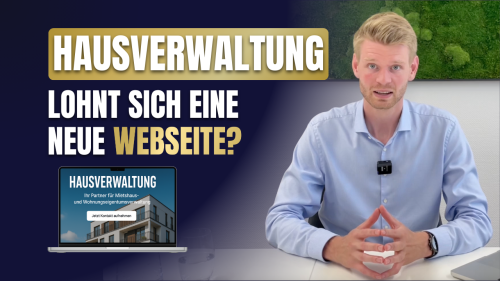 Viele Hausverwaltungen nutzen das Potenzial einer professionell erstellten Webseite nicht.