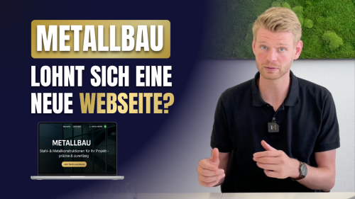 Besonders im Metallbau ist ein professioneller Außenauftritt von großer Bedeutung.