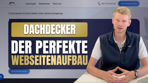 Besonders Dachdecker profitieren von einem modernen Internetauftritt.