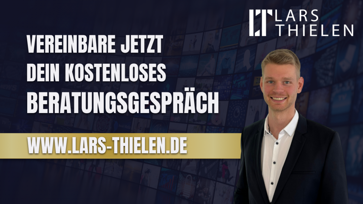 Lars Thielen lädt zur Vereinbarung eines kostenlosen Beratungsgesprächs ein.