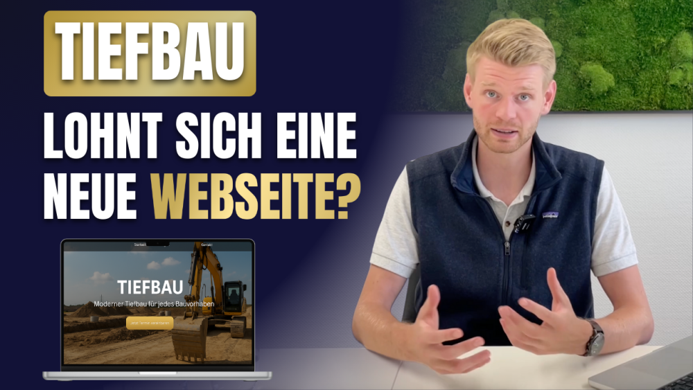 Welche Vorteile hat eine neue Webseite für Tiefbauunternehmen?