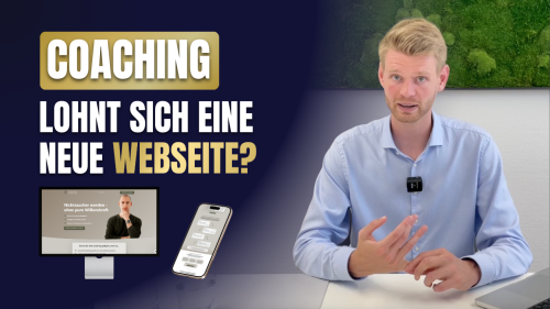 Gerade im Coaching-Markt kommt es viel auf den Vertrauensaufbau auf der Webseite an.