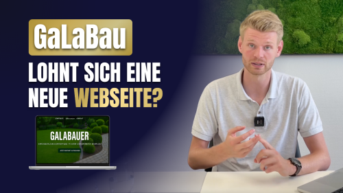 Viele Garten- und Landschaftsbauer leiden unter ihren veralteten Webseiten.