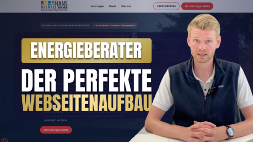 Besonders Energieberater profitieren von einem modernen Internetauftritt.