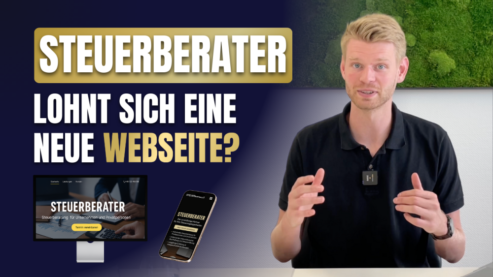 Besonders Steuerkanzleien vernachlässigen häufig ihren Außenauftritt.