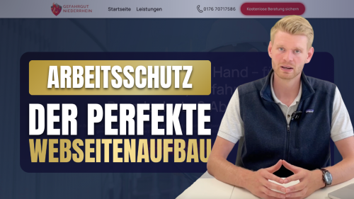 Besonders Arbeitssicherheitsunternehmen profitieren von einem modernen Internetauftritt.