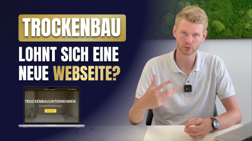 Viele Trockenbauer vernachlässigen seit Jahren ihren Internetauftritt.