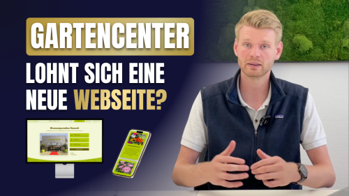Viele Gartencenter leiden unter ihrer veralteten Webseite.