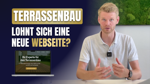 Viele Terrassenbauer unterschätzen die Wirkung einer professionellen Online-Präsenz.