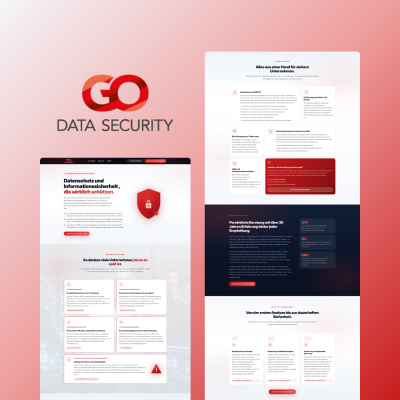 Datenschutzberatung: Moderne Webseite erstellt