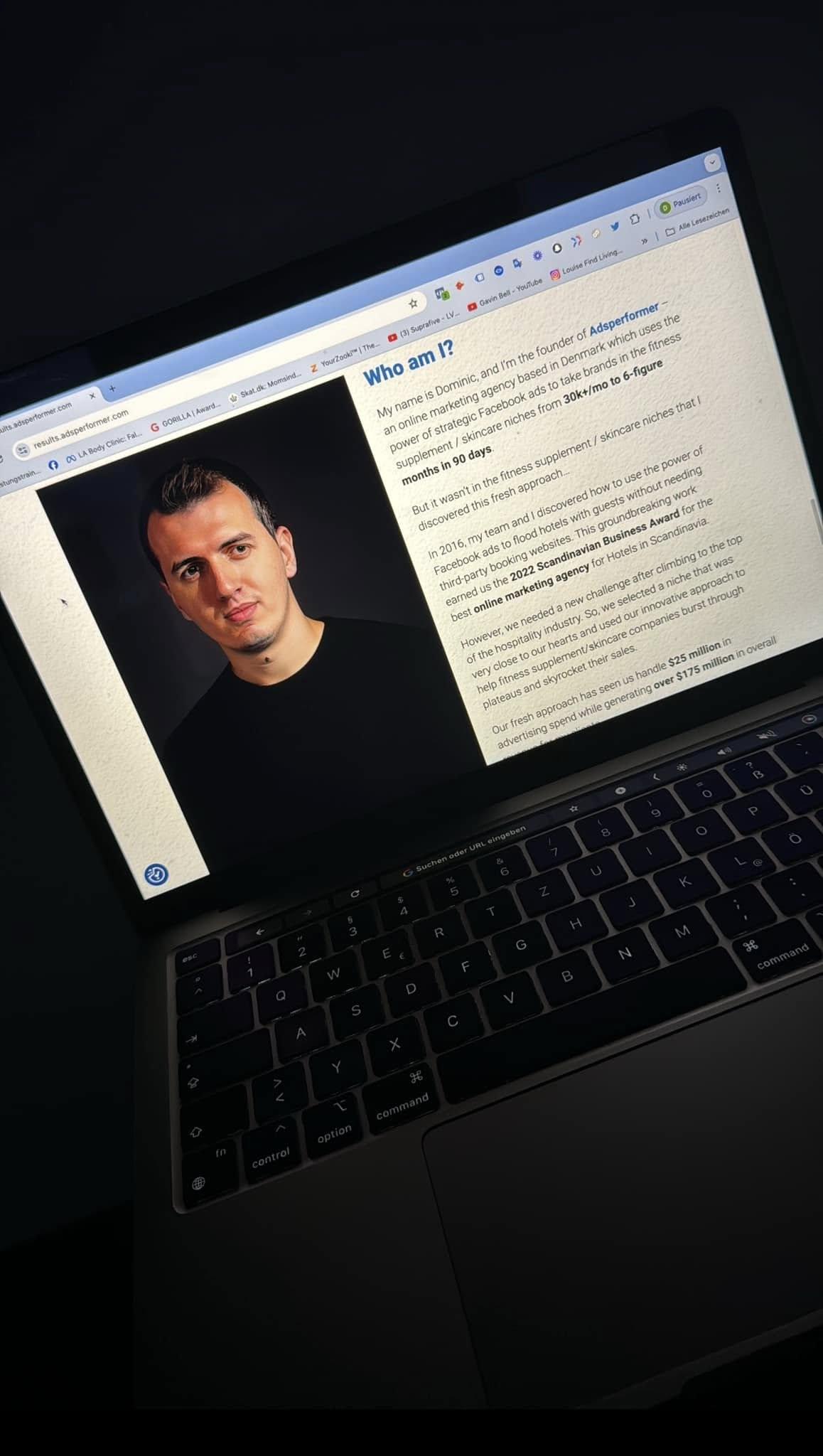 Founder von Adsperformer Dominic Kronthaler: Werdegang und E-Commerce Brands