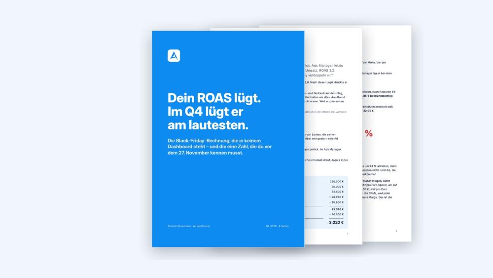 So berechnest du als E-Commerce-Marke vor Black Friday 2026 deinen echten Break-even-ROAS – statt dich auf dein Werbe-Dashboard zu verlassen