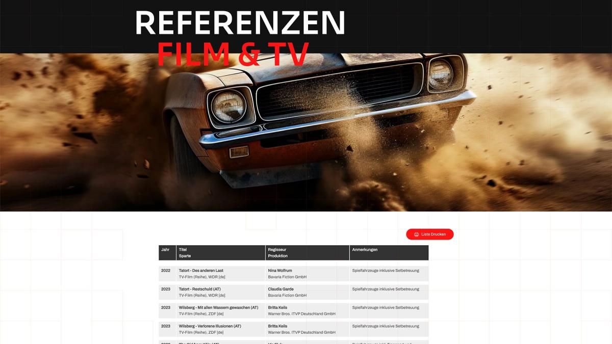 Ein mit der Website synchronisiertes Google-Sheet überträgt die Daten direkt in die Website